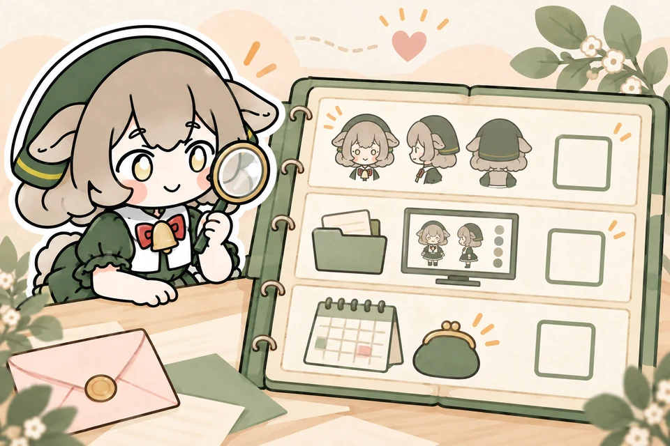 Merino-chan reviews the proposed work, delivery files, schedule, and payment details.