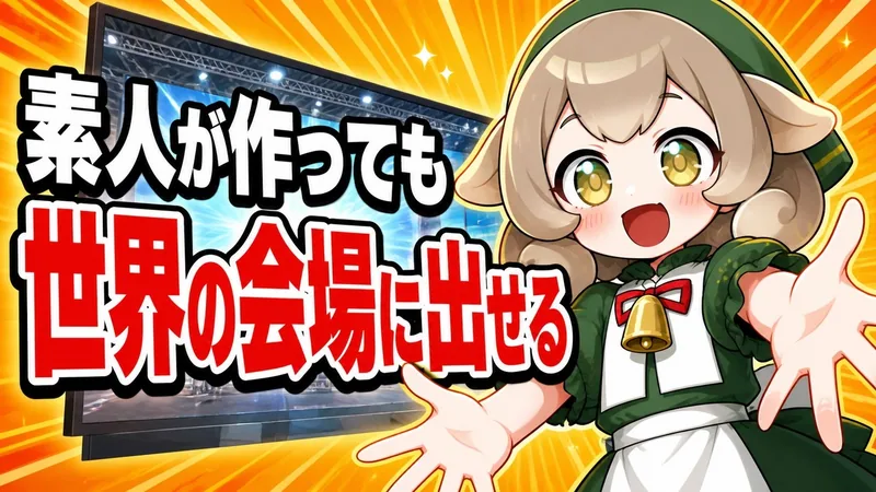 夫婦で作ったゲームがゲームズコムに展示された